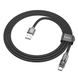 USB кабель HOCO U122 LanternTransparent Discovery edition USB to Type-C 3A/1,2m black