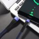 USB кабель HOCO U39 Slender Charging Data Lightning 2,4A/1,2m blue&black