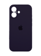 Силіконовий чохол Full Cover для iPhone 16 Plus elderberry Full Camera