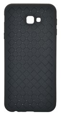 Силиконовый чехол Weaving case для Samsung J415/J4 Plus (2018) black (плетенка)