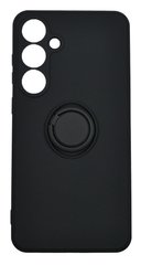 Чохол (TPU) Candy Ring для Samsung S24+ black Full Camera