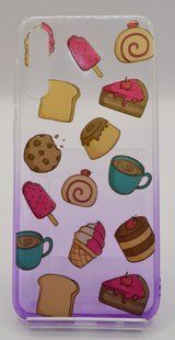 Силіконовий чохол WAVE Sweet&Asid Case для Samsung A30S/A50 (TPU) white/purple/cake