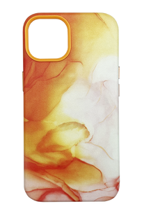 Чохол шкіряний Figura Series Case with MagSafe для iPhone 14 orange