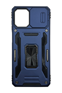 Чехол Camshield Army Ring для Samsung A07 navy противоударный шторка/защита камеры