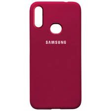 Силиконовый чехол Full Cover для Samsung A10s/A107 hot pink