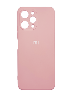 Силіконовий чохол Full Cover для Xiaomi Redmi 12 pink Full Camera