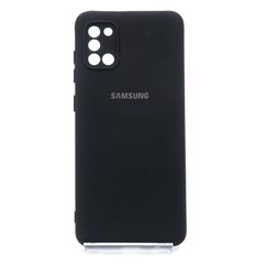 Силіконовий чохол Full Cover для Samsung A31 black My Color Full Camera