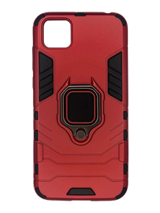 Накладка Protective для Huawei Y5P 2020 red for magnet+ ring