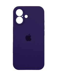 Силіконовий чохол Full Cover для iPhone 16 Plus new purple (amethyst) Full Camera