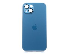 Чохол TPU+Glass sapphire matte case для iPhone 13 navy blue
