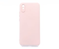 Силиконовый чехол Full Cover для Xiaomi Redmi 9A pink sand без logo Full Camera