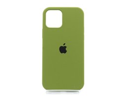 Силіконовий чохол Full Cover для iPhone 12/12 Pro olive