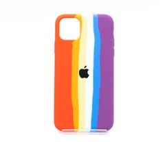 Силіконовый чохол Full Cover для iPhone 11 Pro Max Rainbow №2