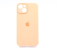 Силіконовий чохол Full Cover для iPhone 14 peach Full Camera