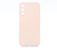 Силіконовий чохол Full Cover для Samsung A24 4G pink sand Full Camera без logo