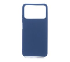 Силіконовий чохол Soft feel для Xiaomi Poco X4 Pro 5G blue Candy