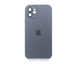 Чохол TPU+Glass sapphire matte case для iPhone 12 Graphite black