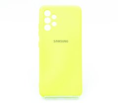 Силіконовий чохол Full Cover для Samsung A32 neon green My color Full Camera