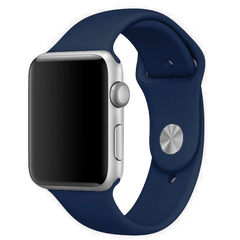 Силіконовий ремінець для Apple Watch Sport Band 42/44mm (S/M & M/L) 3pcs midnight blue