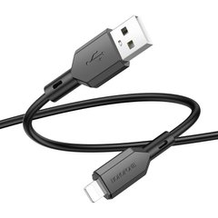 USB кабель Borofone BX70 Lightning 2.4A/1m black