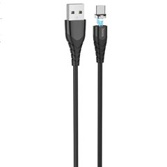 USB кабель Hoco X63 Racer magnetic Type-C 3A/1m black