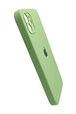 Силиконовый чехол Full Cover Square для iPhone 11 green Full Camera