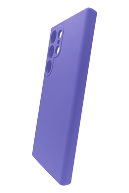 Силиконовый чехол Fibra для Samsung S24 Ultra light purple (dasheen) Full Camera