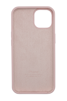 Силіконовий чохол Full Cover для iPhone 15 Plus pink sand