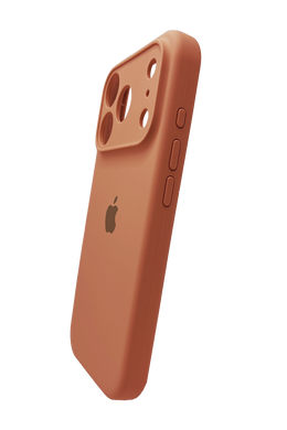 Силіконовий чохол Full Cover для iPhone 17 Pro orange Full Camera