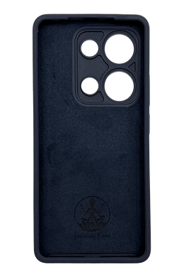 Силиконовый чехол Full Cover для Xiaomi Redmi Note 13 Pro 4G midnight blu (AAA) Full Camera без logo
