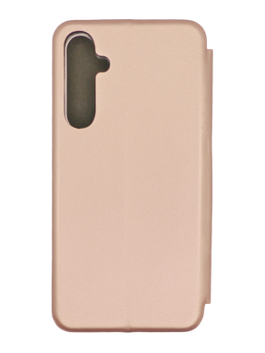 Чехол книжка Original кожа для Samsung A55 5G rose gold