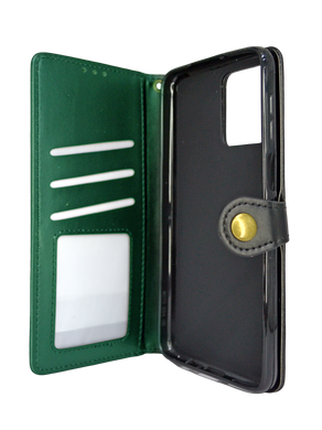 Чохол-книжка шкіра для для Motorola Moto G54 green Getman Gallant PU