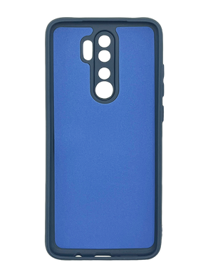 Силіконовий чохол Full Cover для Xiaomi Redmi Note 8 Pro dark blue Full Camera без logo