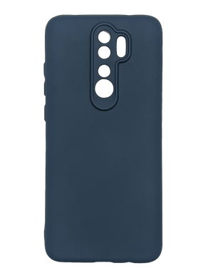 Силіконовий чохол Full Cover для Xiaomi Redmi Note 8 Pro dark blue Full Camera без logo