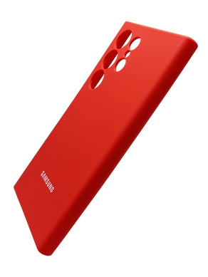 Силиконовый чехол Full Cover для Samsung S24 Ultra red Full Camera