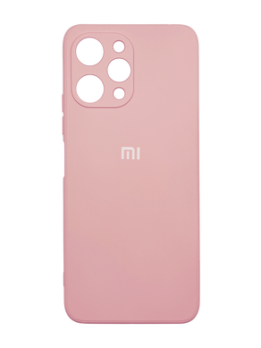 Силиконовый чехол Full Cover для Xiaomi Redmi 12 pink Full Camera