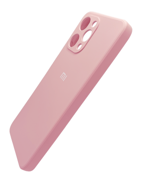 Силиконовый чехол Full Cover для Xiaomi Redmi 12 pink Full Camera