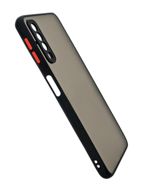 Чохол 2 в 1 Matte Color для Samsung A7 2018 red/black Full Camera