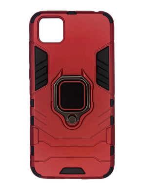 Накладка Protective для Huawei Y5P 2020 red for magnet+ ring