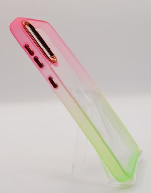 TPU+PC чохол Fresh sip series для Samsung A50 (A505F)/A50s/a30s light green/pink