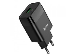 Сетевой блок питания HOCO C72Q QC3.0 1USB/18W/3A black