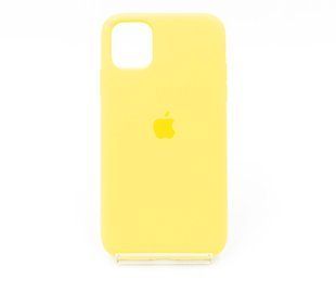 Силіконовий чохол Full Cover для iPhone 11 neon yellow
