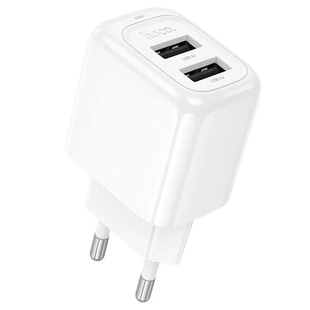 Сетевое зарядное устройство Hoco CS51A Surplus 2USB-A white