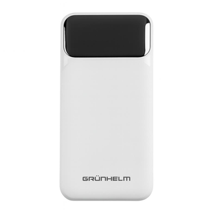 Power Bank Grunhelm GP-20BQC 22.5W 20000 mAh white быстрая зарядка