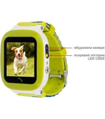 Смарт годинник для дітей Amigo GO 004 Splashproof Camera+LED green