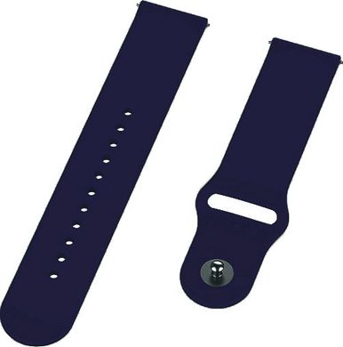 Ремінець Sport Silicone для Xiaomi Amazfit\Samsung 20mm dark purple