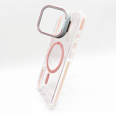 Чехол Fibra Star Shine with MagSafe для iPhone 16 Pro clear light pink