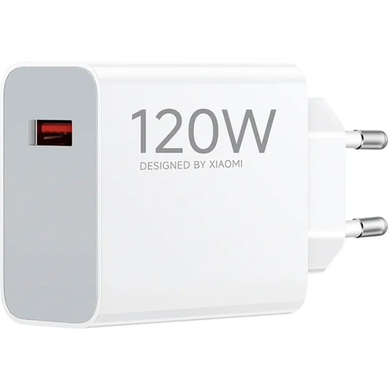 Мережевий зарядний пристрій Xiaomi 120W HyperCharge Type-A (BHR9462EU) white