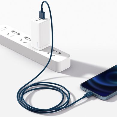 USB кабель Baseus CALYS-A03 Supenor Series Fast Charging Lightning 2.4A 1m blue