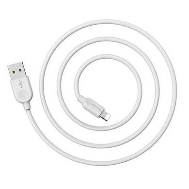 USB кабель Borofone BX14 LinkJet Lightning 2.4A/3m white